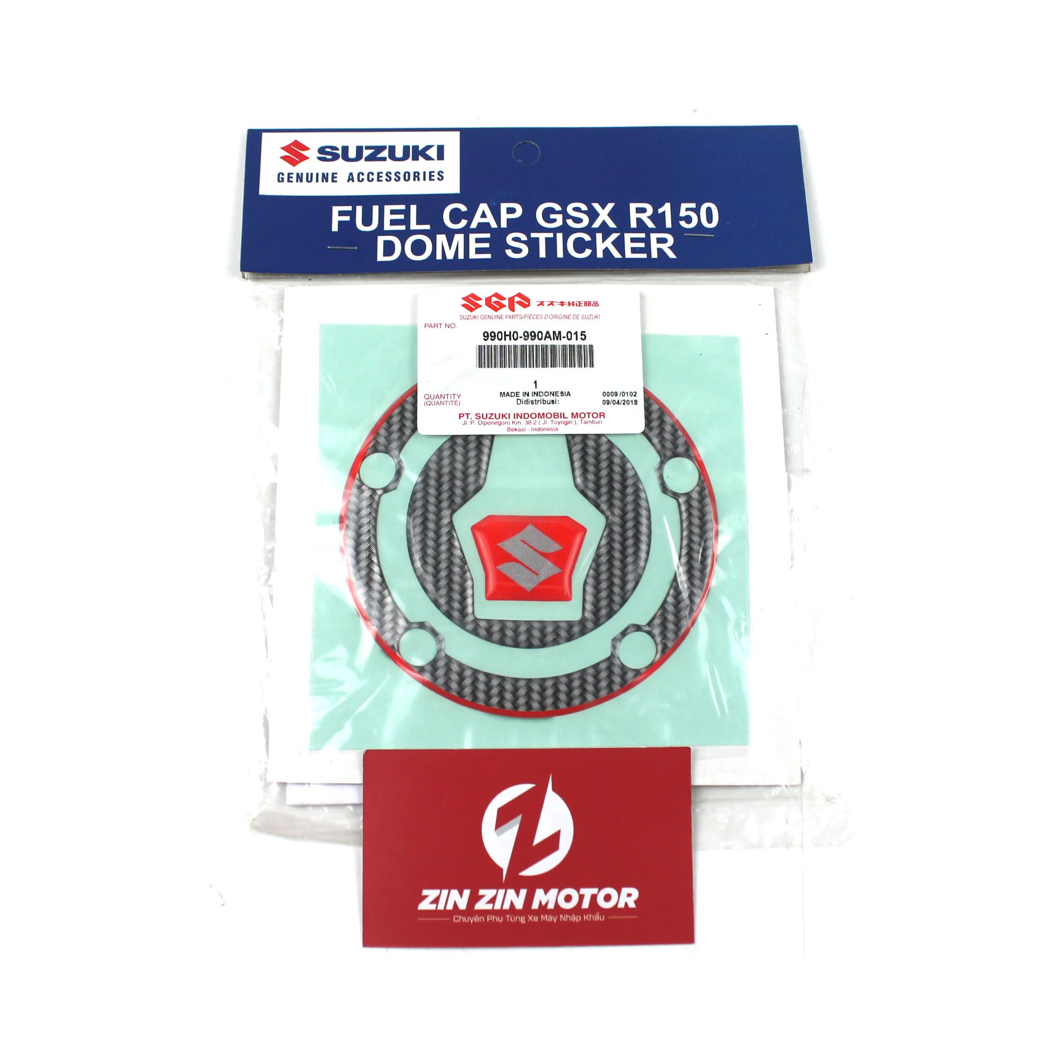 Tem Nắp Bình Xăng - GSX R150