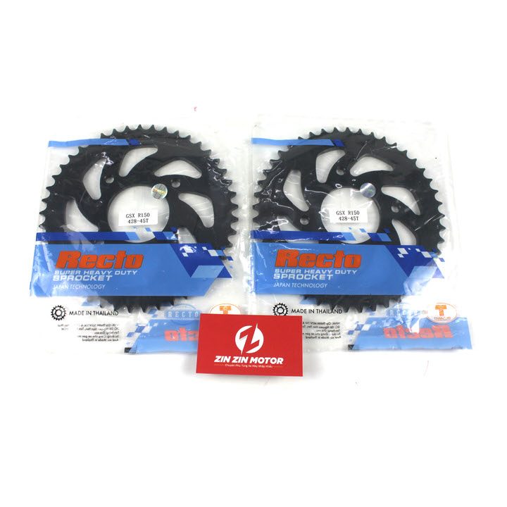 Dĩa Recto 45T - GSX R150, GSX S150, Bandit 150