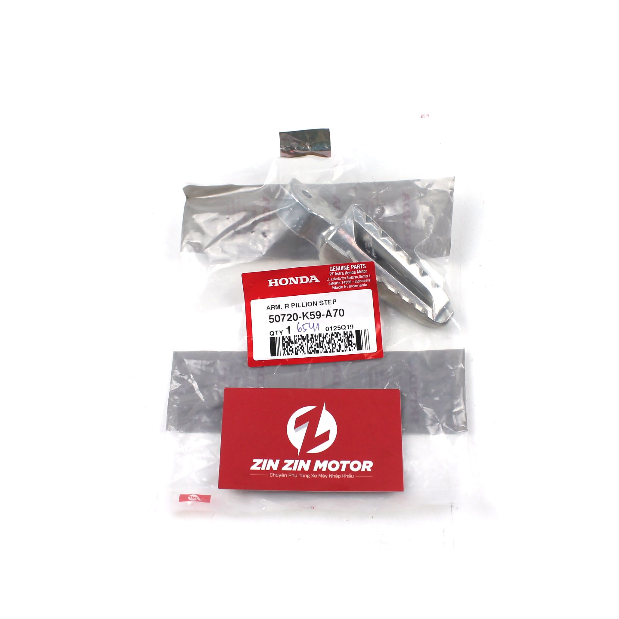 Cục Nhôm Gác Chân Sau Phải - Vario 150 2019, Vario 125 2019, Vario 150 2017, Vario 125 2017, Click 150i 2019, Click 125i 2019
