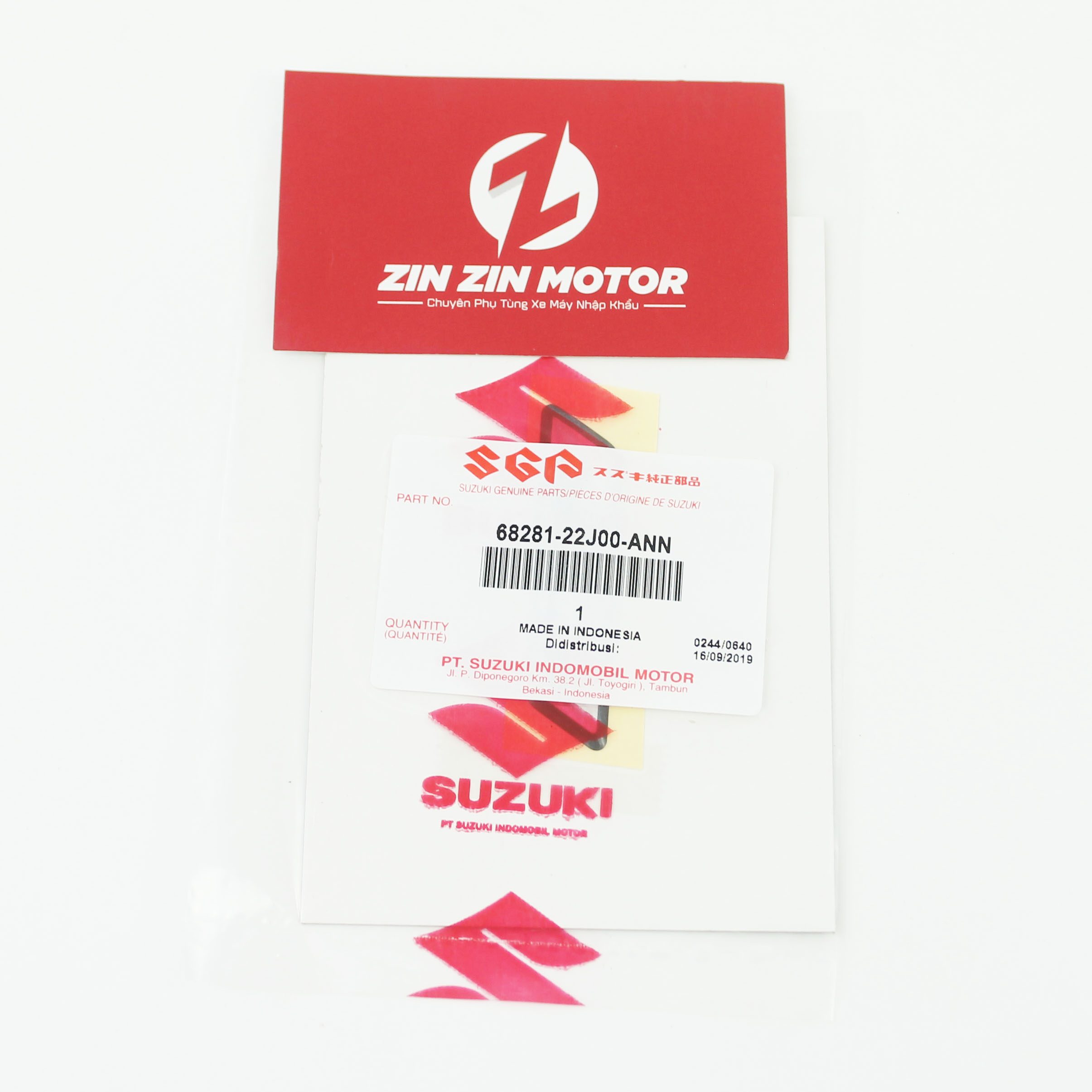 Logo FI Trên Ốp Đầu - Satria FI, Raider FI