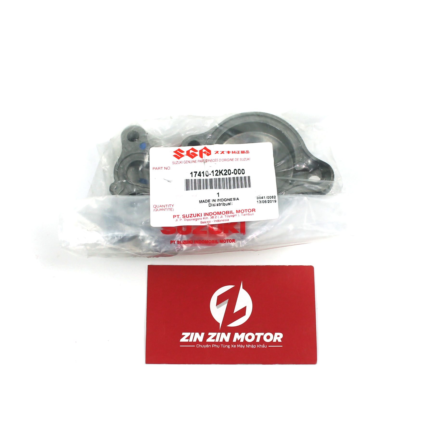 Nắp Bơm Nước Đen - Raider FI, Satria FI, GSX R150, GSX S150, Bandit 150