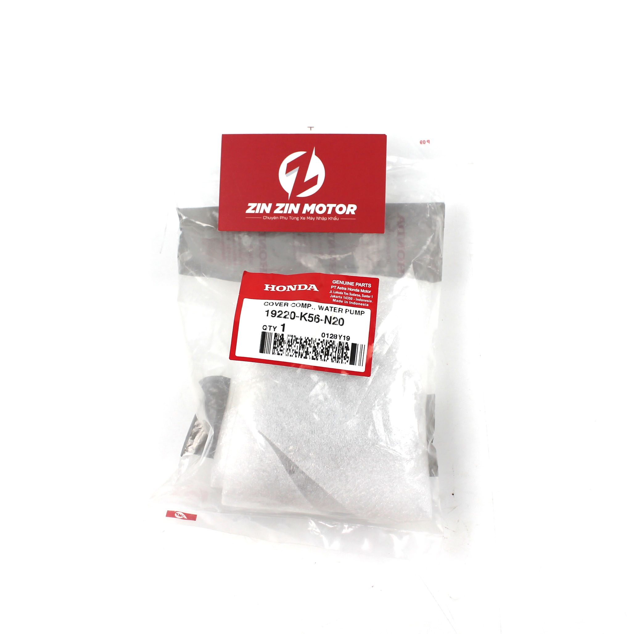 Nắp Bơm Nước Đồng - Sonic 150R, CBR 150R Repsol