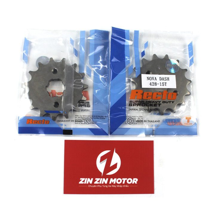 Nhông Recto 15T - Sonic 150R, Winner, Winner X, Supra GTR