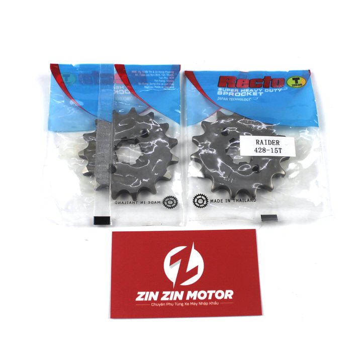Nhông Recto 15T - Satria FI, Raider FI, Raider Xăng Cơ, Raider 2009 K9, Raider 2006 K6