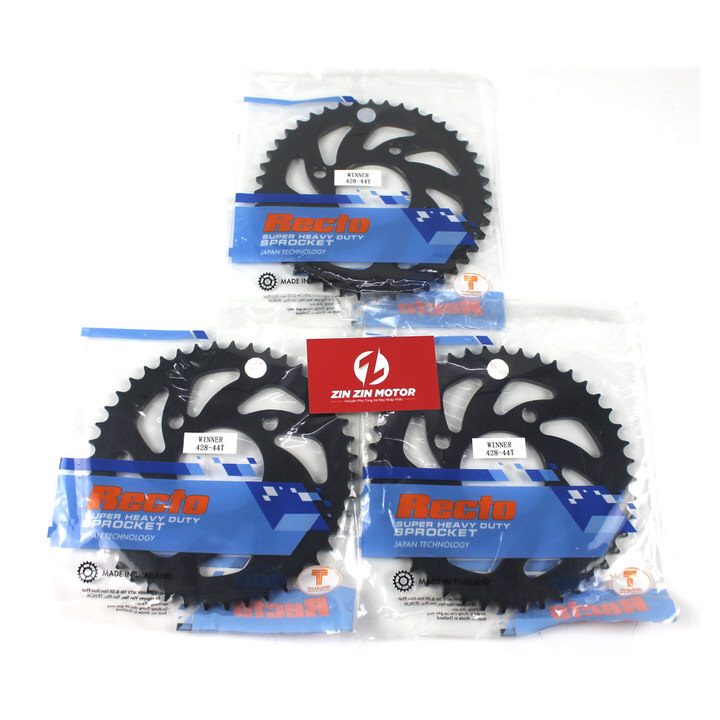 Dĩa Recto 44T - Sonic 150R, Winner, Winner X, Supra GTR