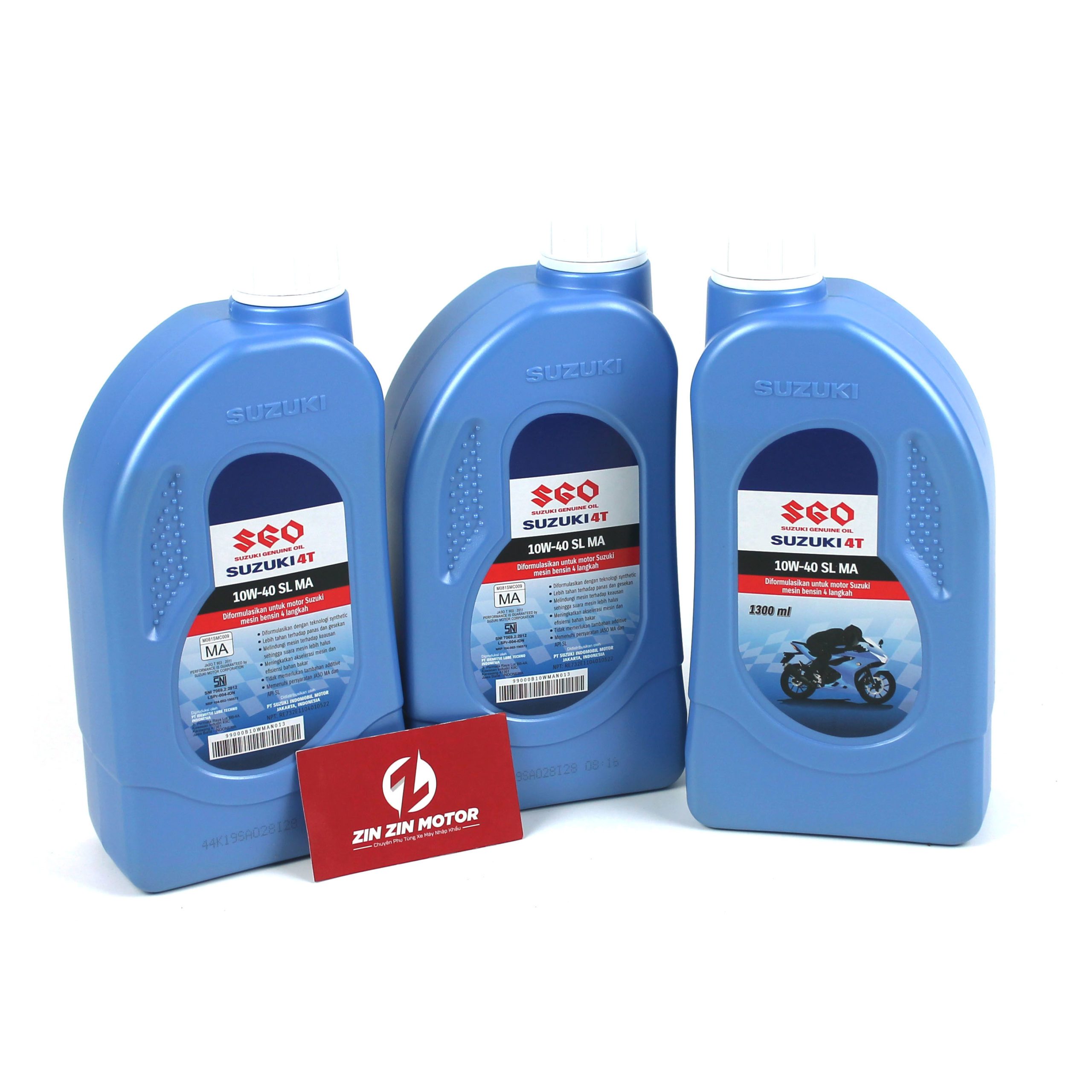 Nhớt Hãng Suzuki Indonesia 1300ml 10w - 40 SL - MA