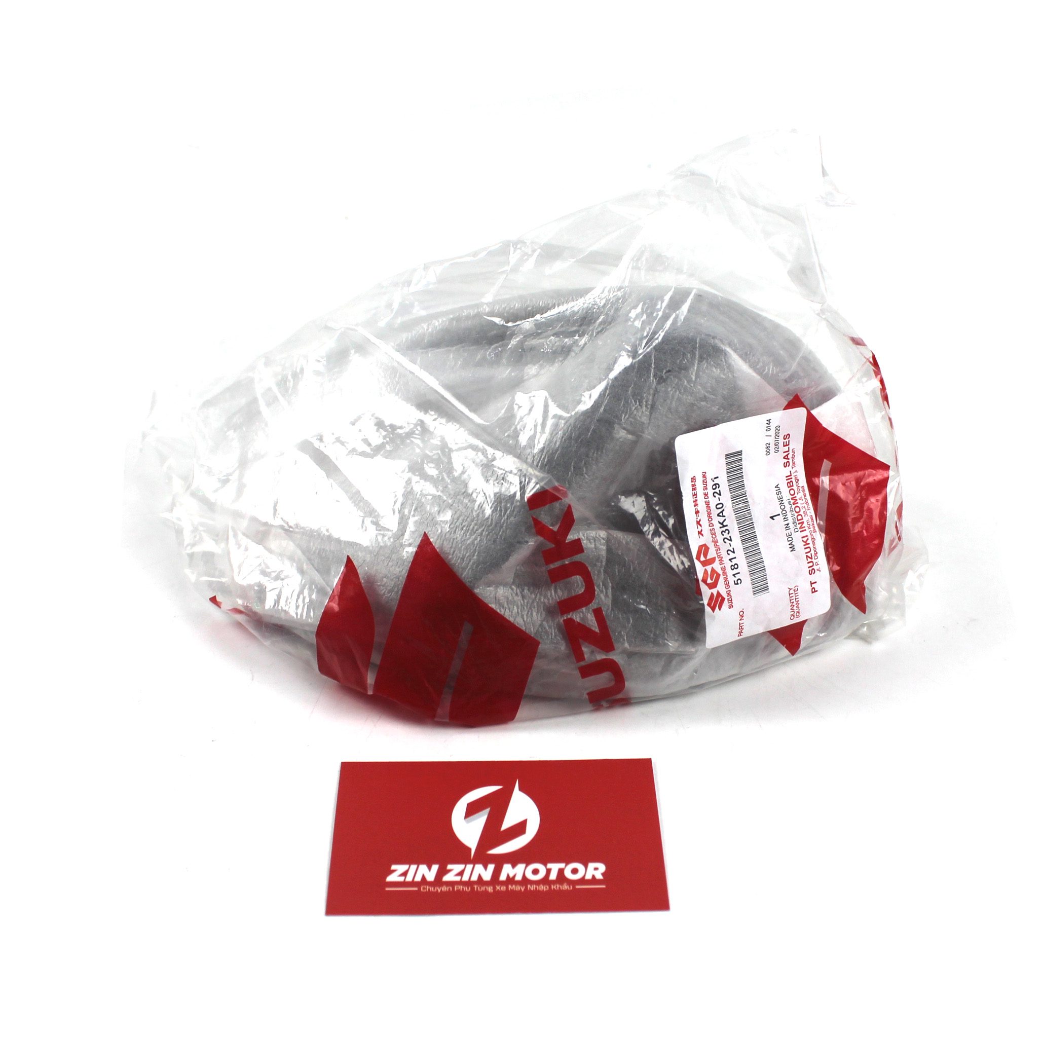 Ốp Đầu Trái Đen Nhám - GSX S150