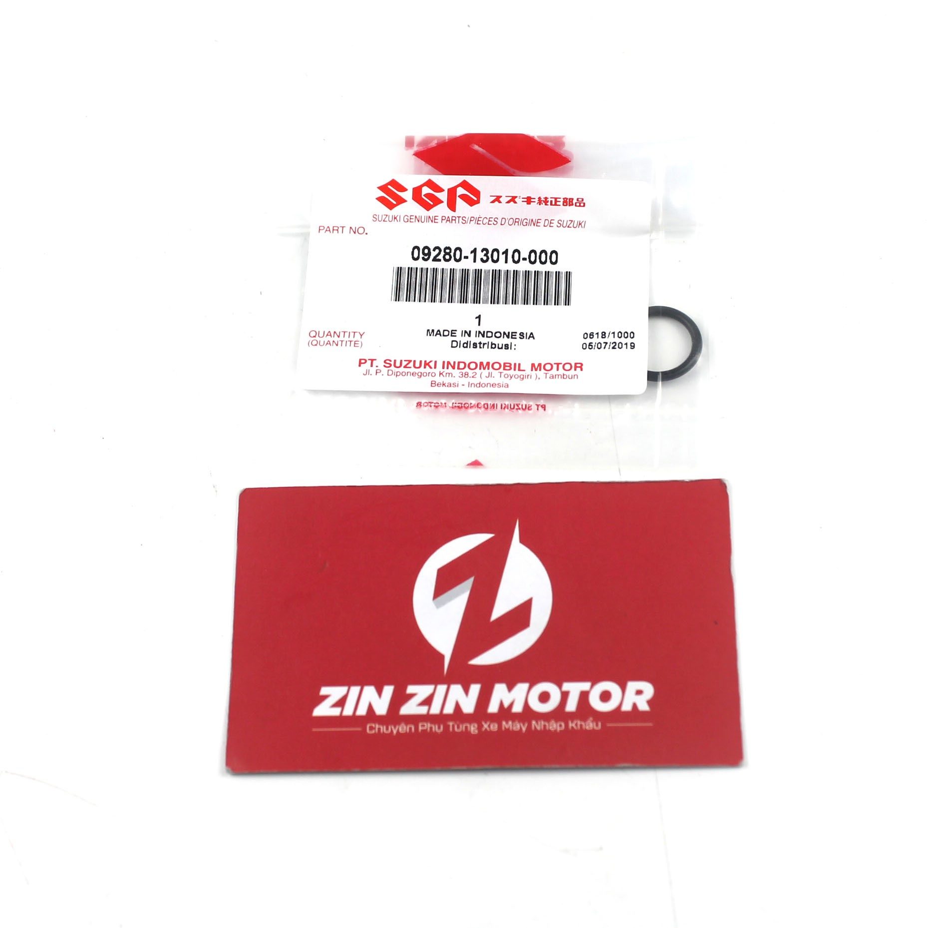 Ron Cao Su Nhỏ Trong Lọc Nhớt - Raider FI, Satria FI, GSX R150, GSX S150, Bandit 150, Raider Xăng Cơ, Raider 2006 K6, Raider 2009 K9, Axelo 125 Indonesia