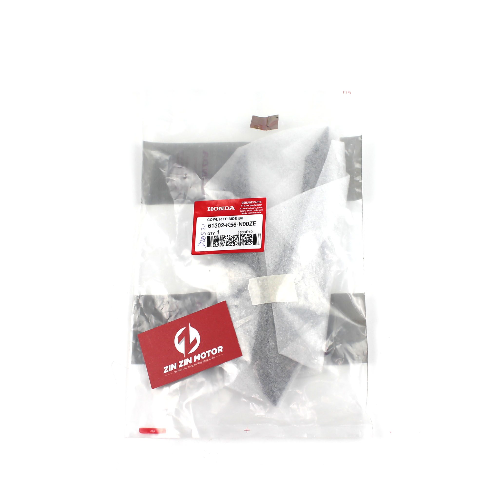 Tai Thỏ Phải Đen Bóng - Sonic 150R