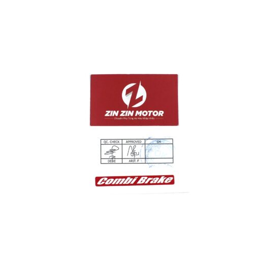 Tem Combi Brake Đỏ - Vario 150 2019, Vario 125 2019, Click 150i 2019, Click 125i 2019
