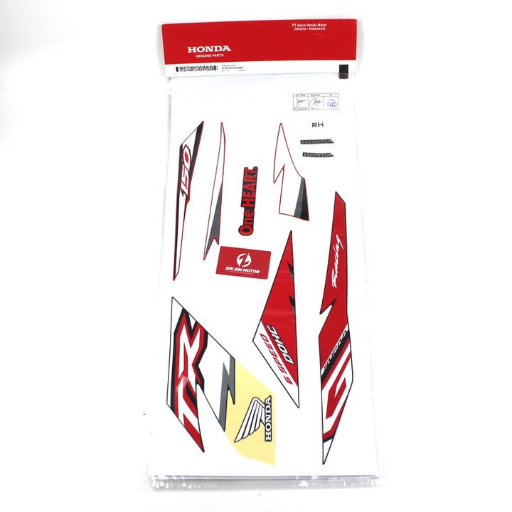 Tem Trắng Đỏ Racing 2019 Phải - Winner, Supra GTR