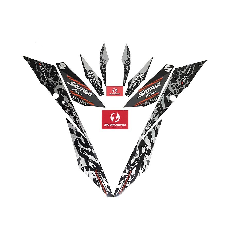 Tem Đen Bạc 2019 - Satria FI, Raider FI