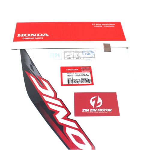 Tem 2019 Bụng Phải Đỏ Trắng Đen - Sonic 150R