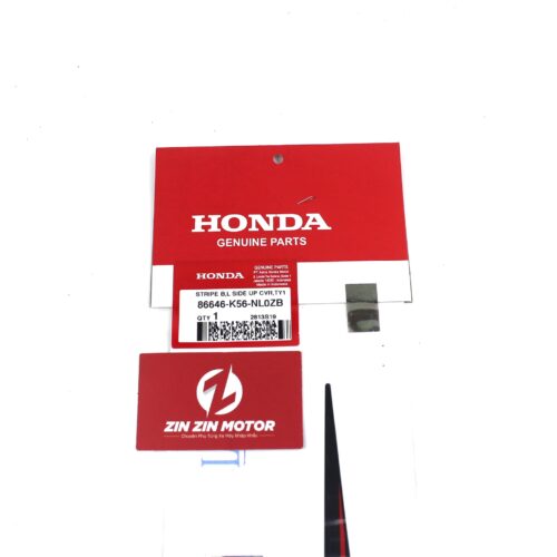 Tem 2020 Lườn Sau Trái Đỏ Trắng Đen Mẫu B - Sonic 150R
