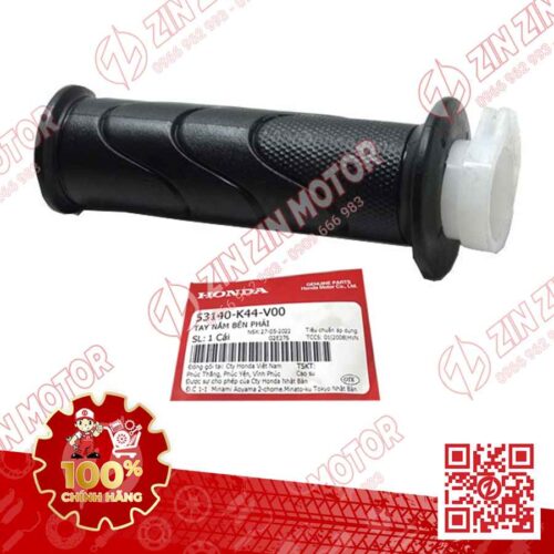 Bao Tay Phải SH 125/150/160 2017 - 2026, Vision, Lead 125, Vario 150/125 2017, Scoopy 2017, BeAT 53140K44V00 Chính Hãng Honda