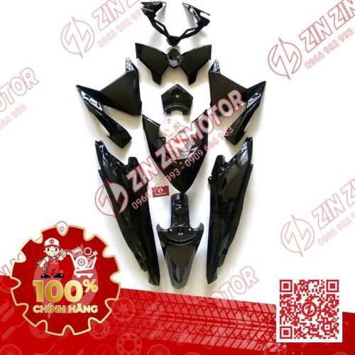 Bộ Dàn Áo Click 125i 2017 Đen Bóng