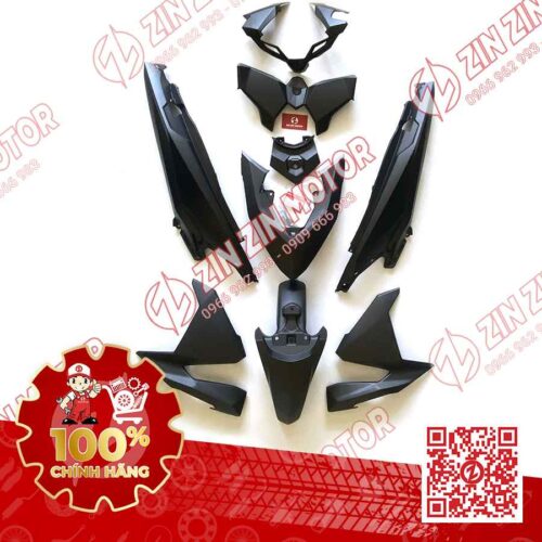 Alternative view of Bộ Dàn Áo Click 125i 2017 Đen Nhám
