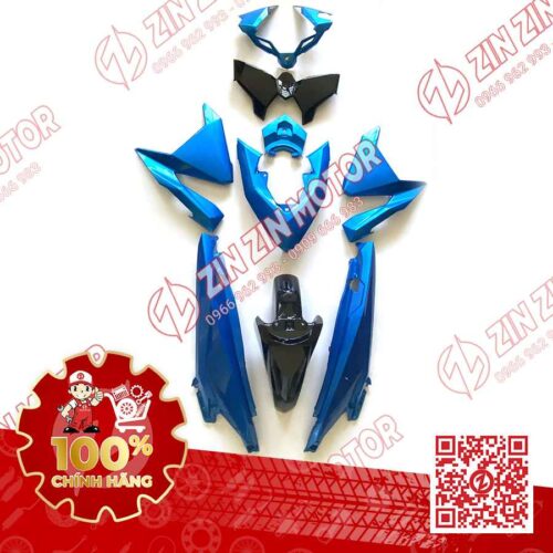 Bộ Dàn Áo Click 125i 2017 Xanh Candy