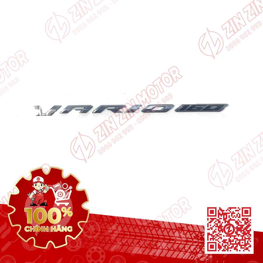 Tem Chữ Nổi Vario 160 K2S Crome
