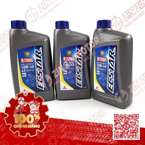 Alternative view of Nhớt Suzuki Ecstar R7000 10-40 MA 1300mL