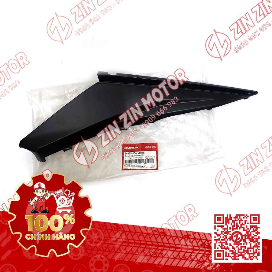 Ốp Sườn Trái Winner V1 Đen Nhám
