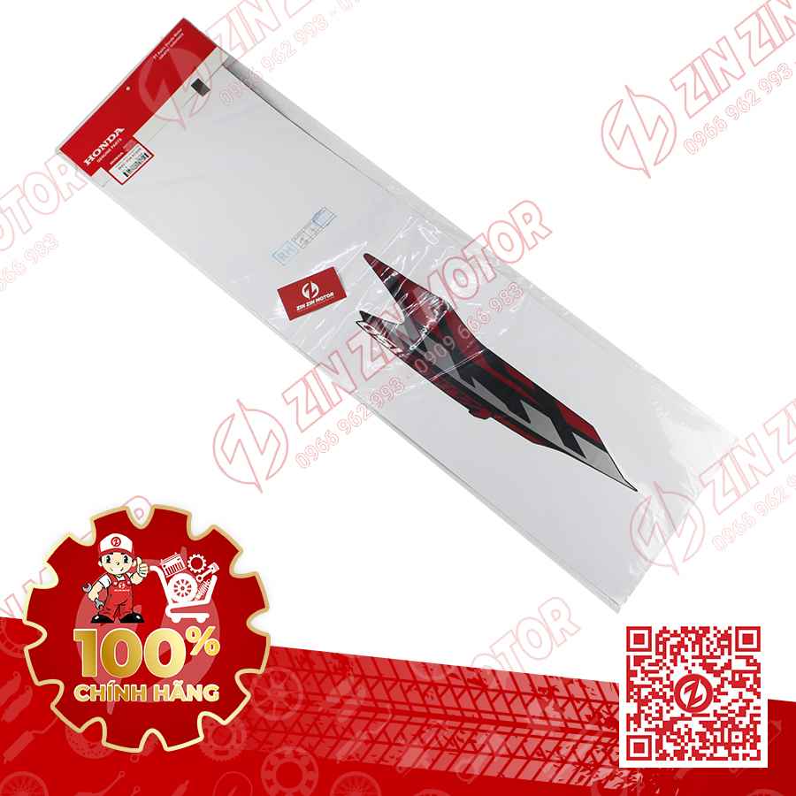 Tem Bụng Sau Phải Vario 150 K59J Đỏ Đen