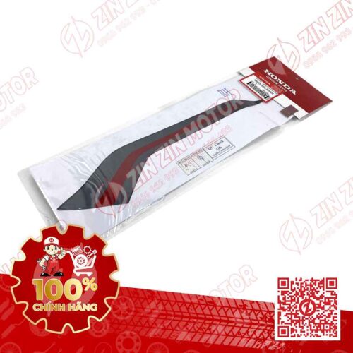 Alternative view of Tem Bụng Sau Phải Vario 160 K2S Đen Sọc Đỏ