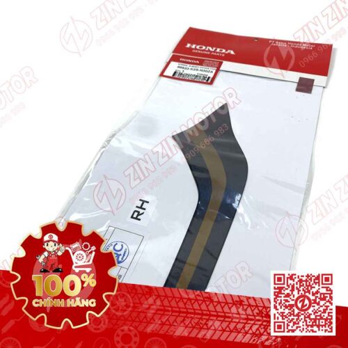 Alternative view of Tem Bụng Sau Phải Vario 160 K2S Đen Sọc Vàng