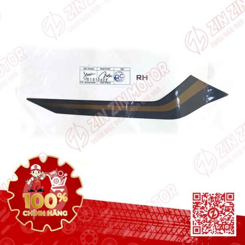 Tem Bụng Sau Phải Vario 160 K2S Đen Sọc Vàng