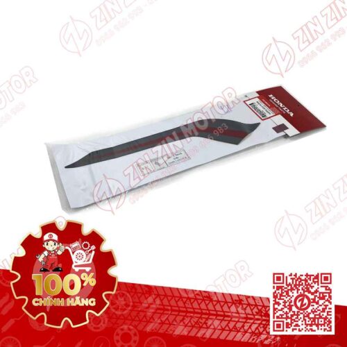 Alternative view of Tem Bụng Sau Trái Vario 160 K2S Đen Sọc Đỏ