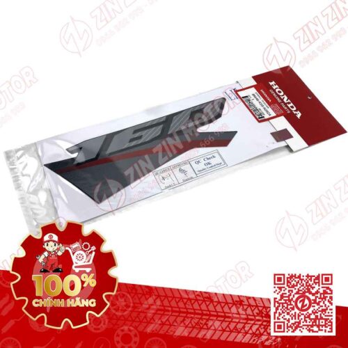 Alternative view of Tem Giấy 160 Yếm Trái Vario 160 Đen Sọc Đỏ