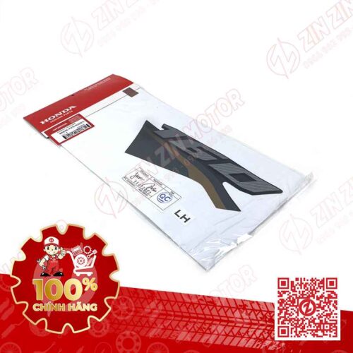 Alternative view of Tem Giấy 160 Yếm Trái Vario 160 Đen Sọc Vàng