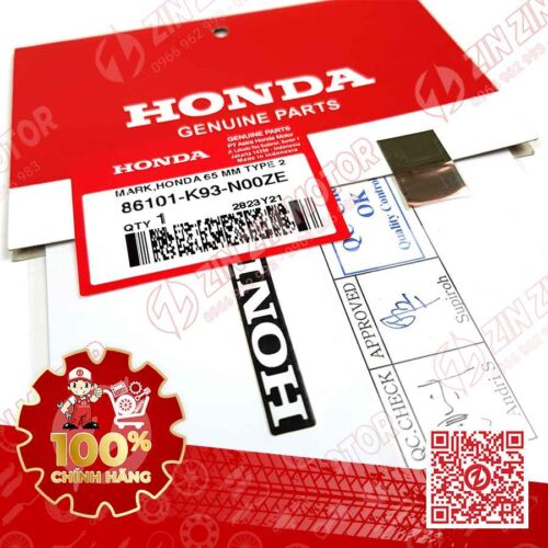 Alternative view of Tem Honda Chắn Gió 65mm Vario 150 K59J, Vario 125 K60R