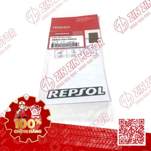 Alternative view of Tem Logo Repsol 80mm