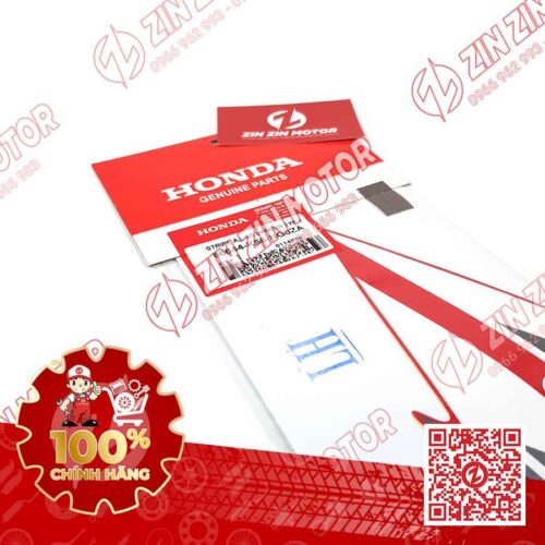 Alternative view of Tem Lườn Giữa Trái Sonic 150R K56 Trắng Đỏ Red Racing
