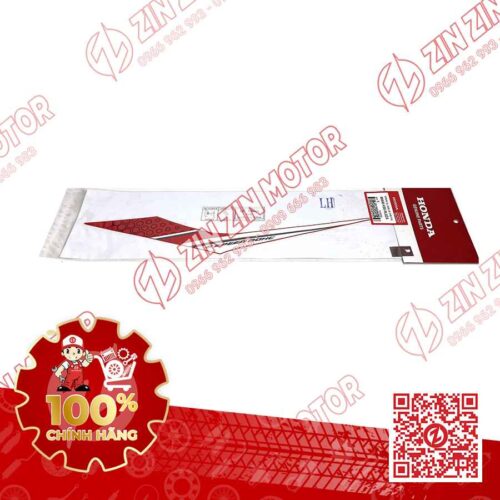 Alternative view of Tem Lườn Sau Trái Sonic 150R K56 Trắng Đỏ Đen