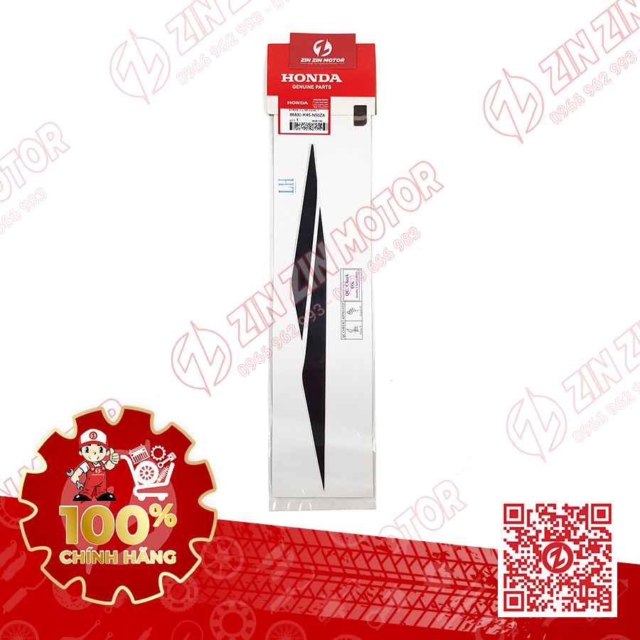 Tem Ốp Sườn Dưới Trái CBR 150R K45N Repsol