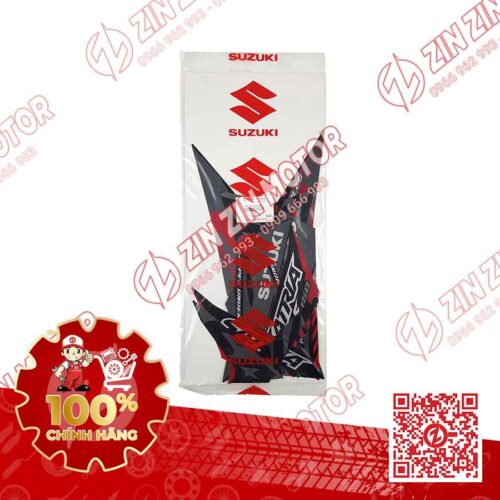 Alternative view of Tem Satria Fi 2021 Đỏ Đen Chính Hãng Suzuki Indonesia