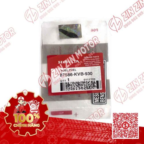 Tem Thông Số Bình Xăng Vario 150 (K59, K59J), Vario 125 (K60, K60R), Scoopy (K93, K16R), BeAT (K81, K61, K25G, K25), CBR 150R KPP