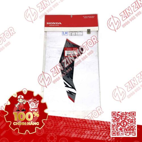 Tem Yếm Trái Sonic 150R K56 Trắng Đỏ Đen