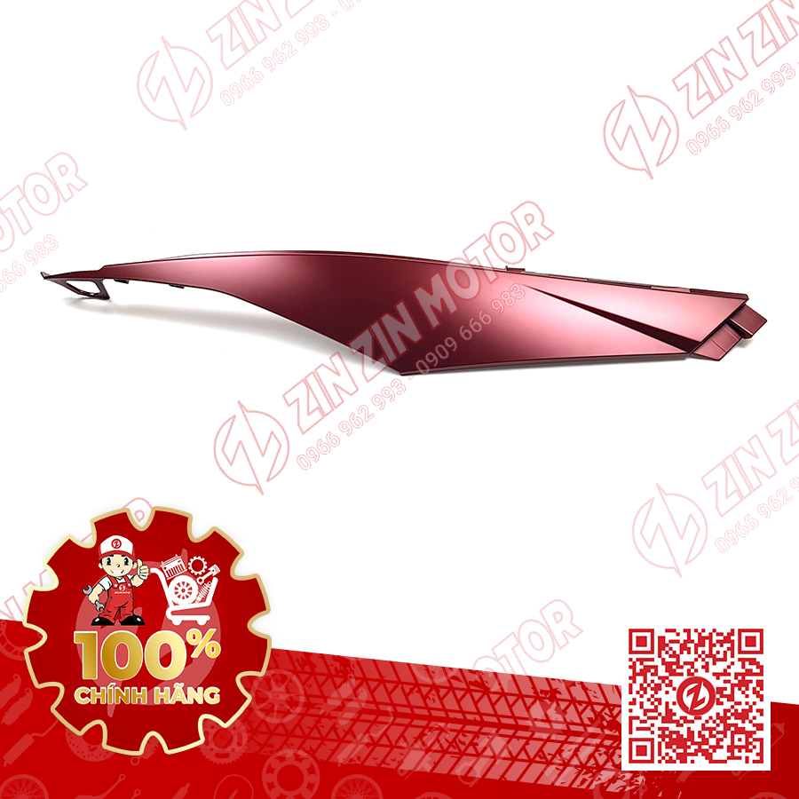 Ốp Sườn, Bụng Sau Phải Satria Fi, Raider Fi Đỏ Nham