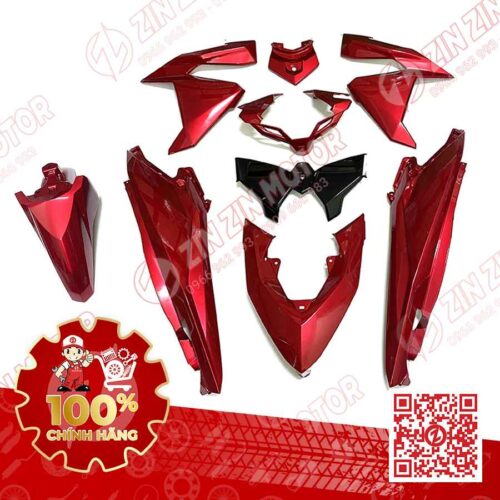 Bộ Dàn Áo Click 125i 2017 Đỏ Candy
