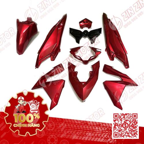 Alternative view of Bộ Dàn Áo Click 125i 2017 Đỏ Candy
