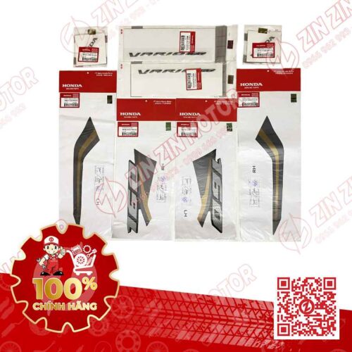 Bộ tem Vario 160 K2S ABS Đen Đồng
