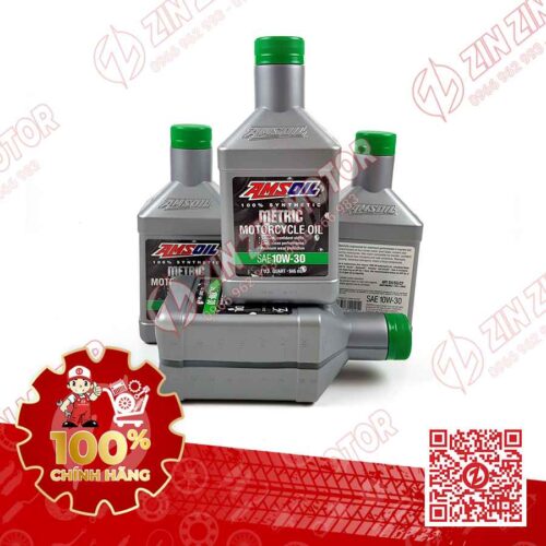 Alternative view of Nhớt Amsoil Metric Synthetic 10W30 946mL