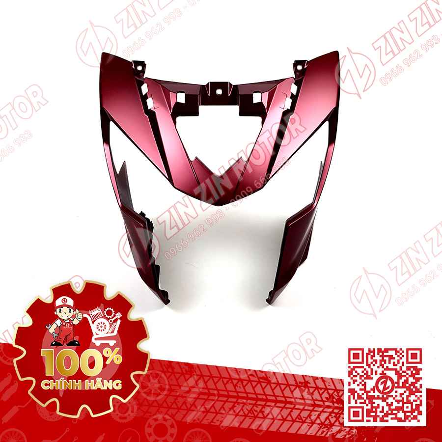 Ốp Đầu Satria Fi, Raider Fi Đỏ Nhám