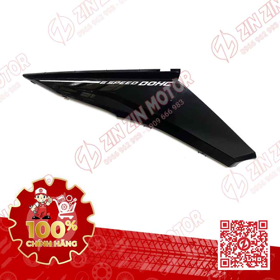 Ốp Sườn Phải Winner V1 Đen Bóng (Xe Trắng)
