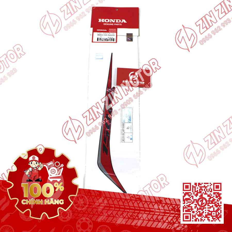 Tem Bụng Sau Trái CBR 150R K45N Đỏ