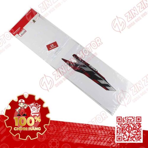 Tem Bụng Sau Trái Vario 150 K59J Đỏ Đen