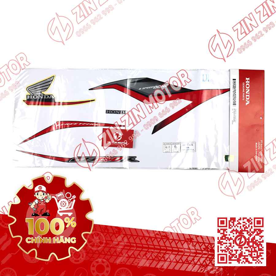 Tem CB150R K15M Phải Đen Đỏ